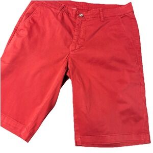 AG‎ The Griffin Tailored Short Mens 33R Red Chino Stretch 11" Inseam Lightweight